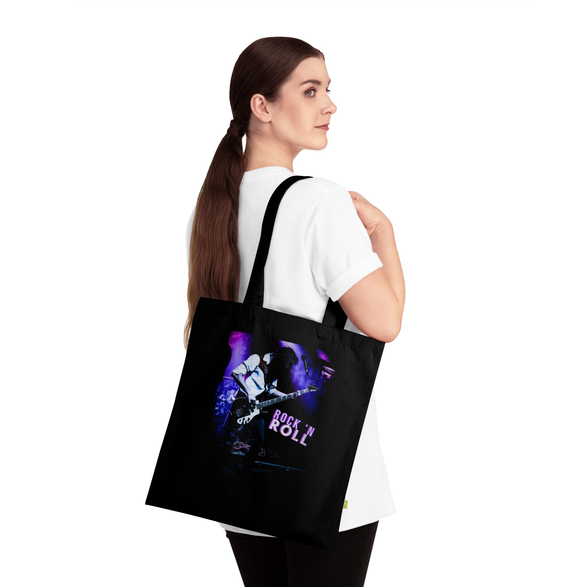 Rock 'N Roll Organic Cotton Tote Bag