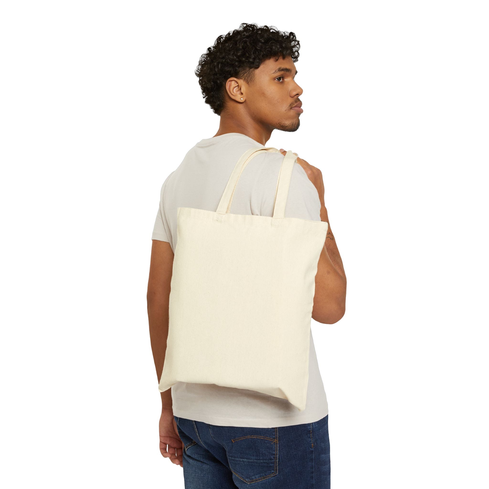 Chase the Sunshine Cotton Canvas Tote Bag