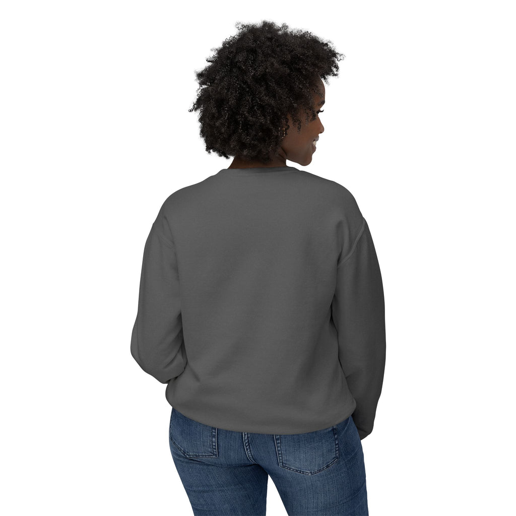 Space Kitty Unisex Lightweight Crewneck Sweatshirt