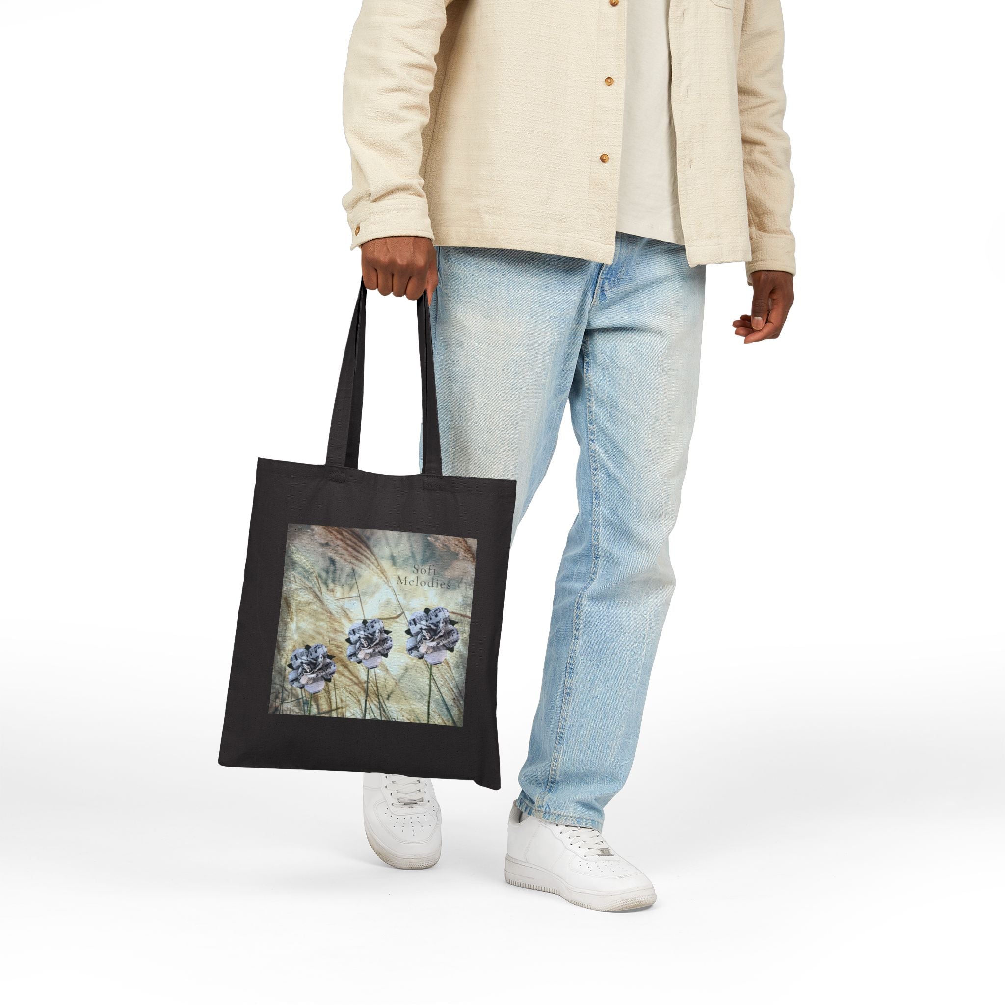 Soft Melodies Cotton Canvas Tote Bag