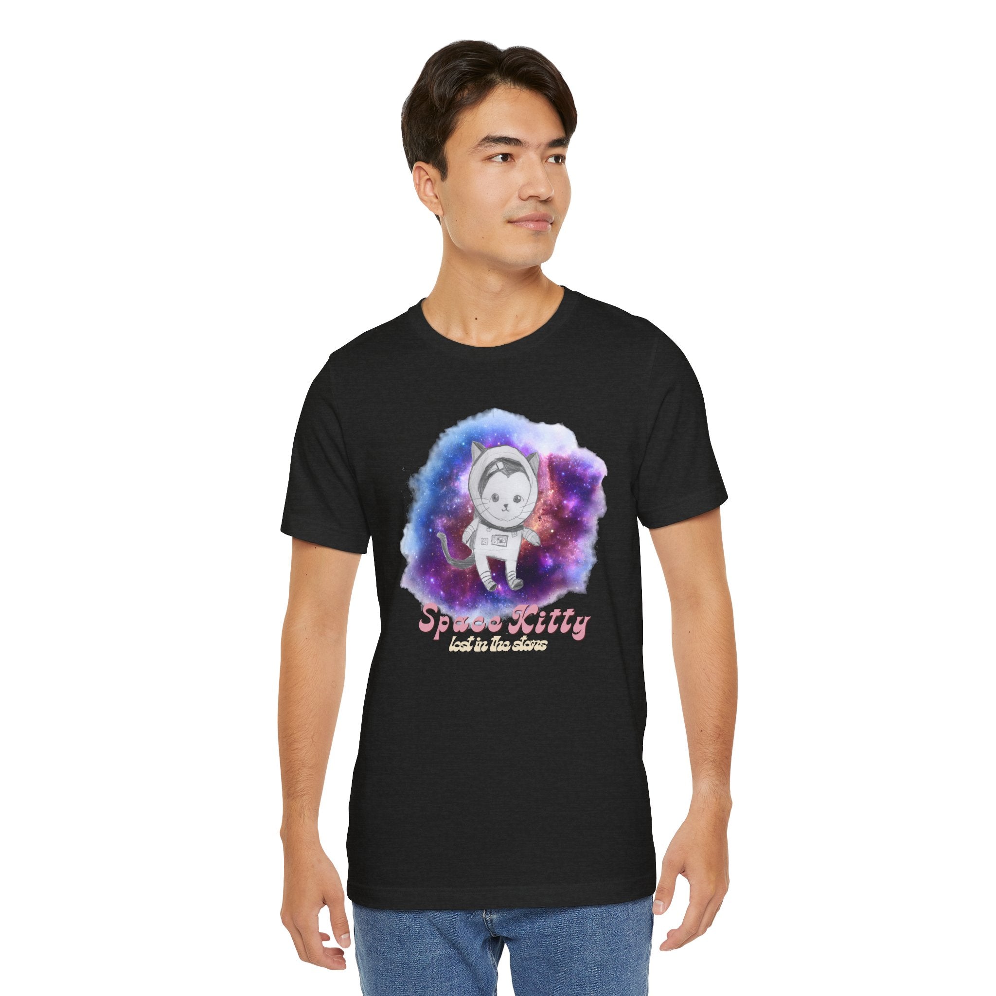 Space Kitty Unisex Jersey Short Sleeve Tee