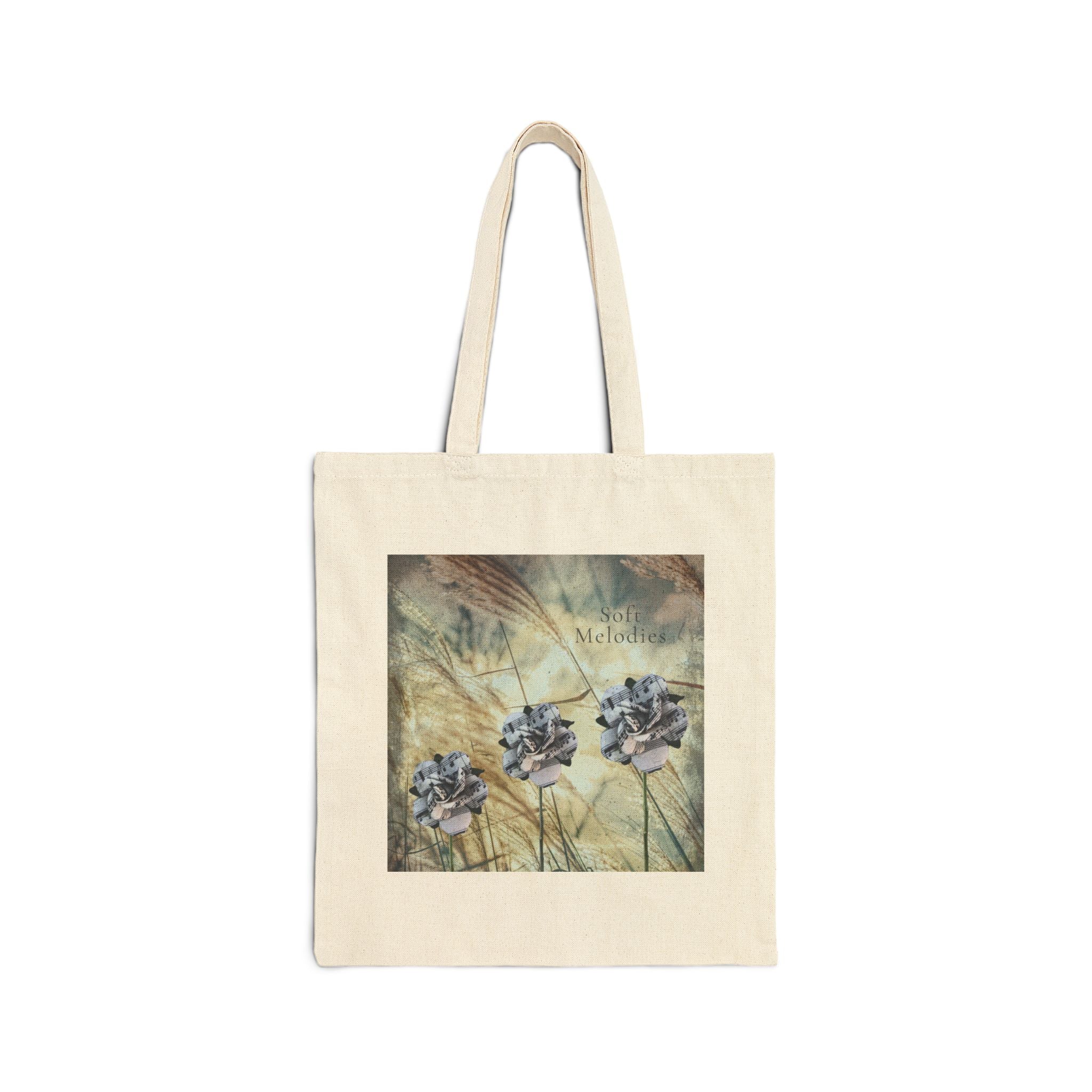 Soft Melodies Cotton Canvas Tote Bag