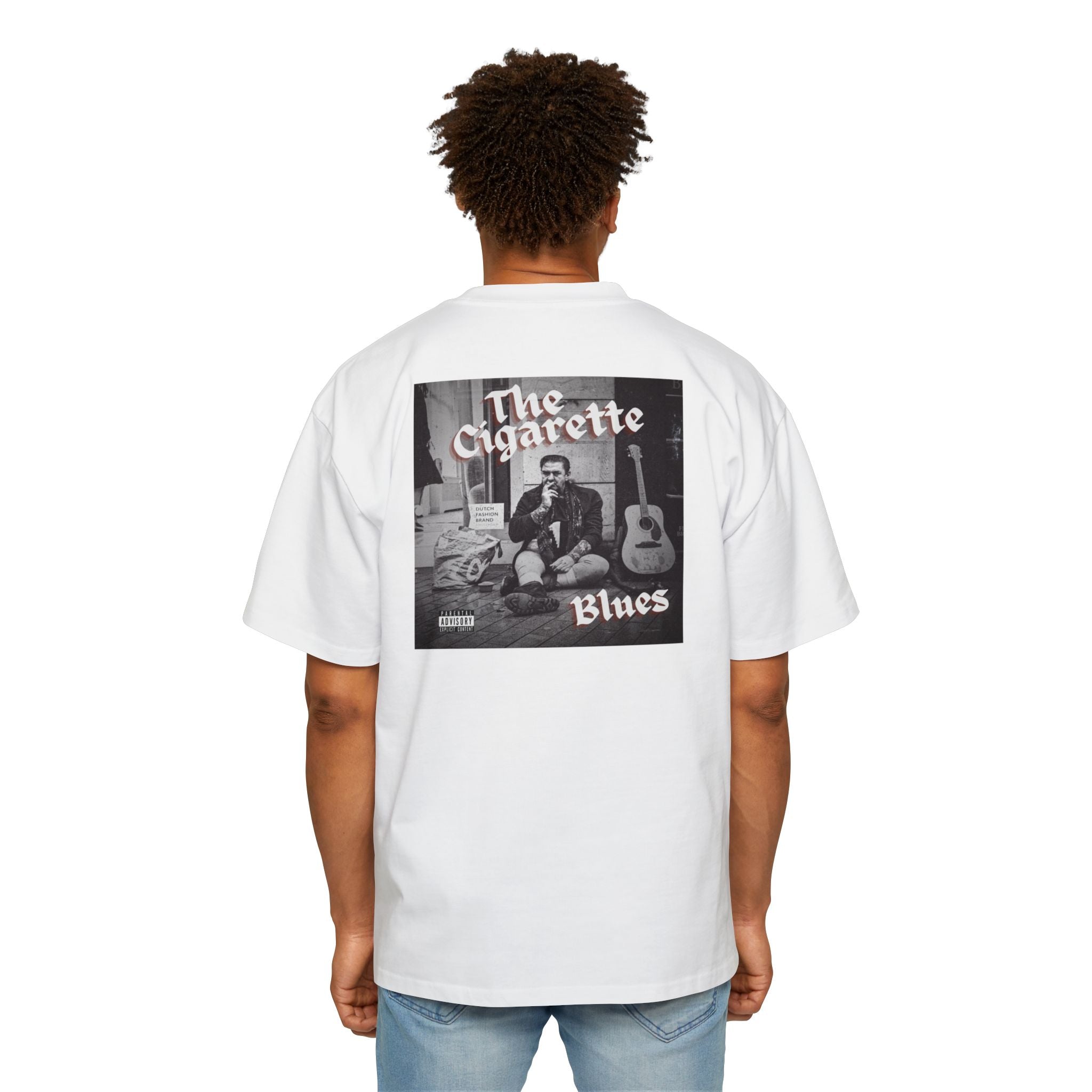 The Cigarette Blues Men's Heavy Oversized Tee
