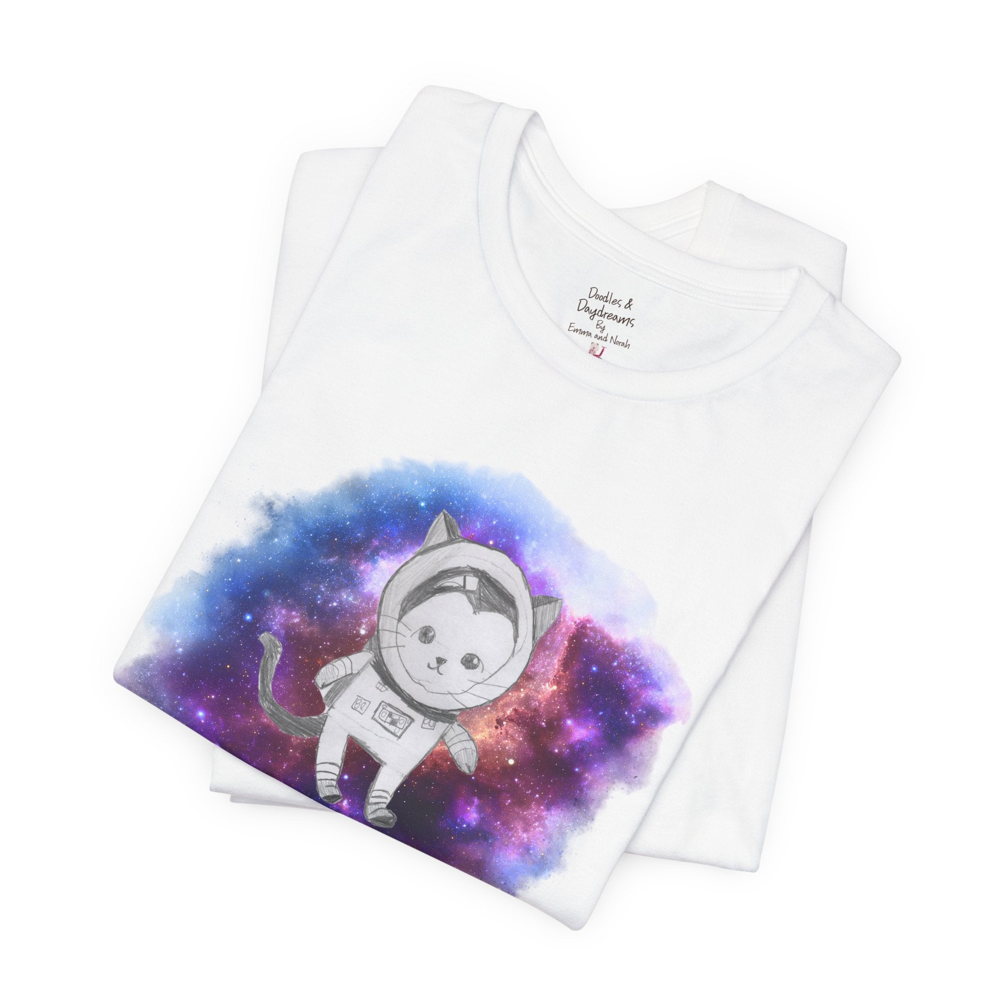 Space Kitty Unisex Jersey Short Sleeve Tee