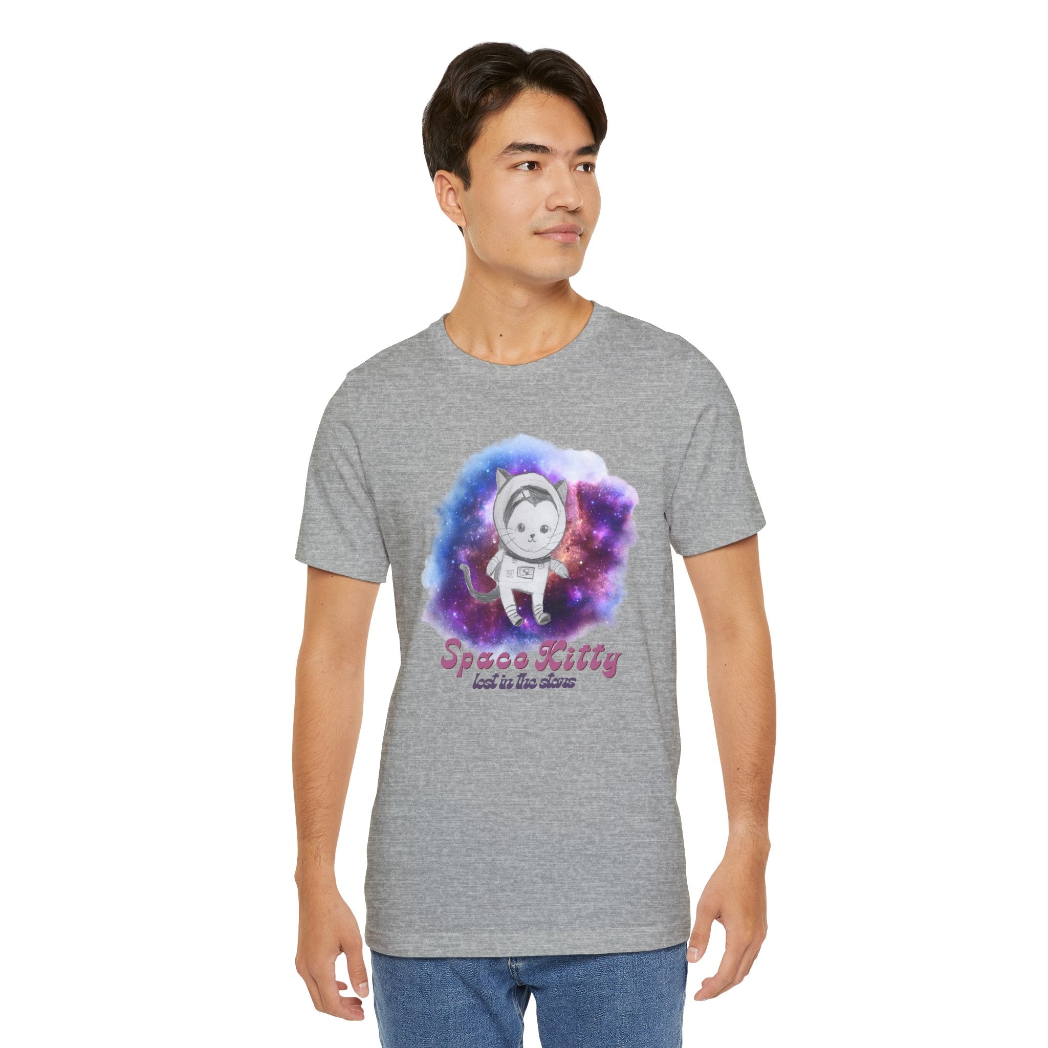 Space Kitty Unisex Jersey Short Sleeve Tee
