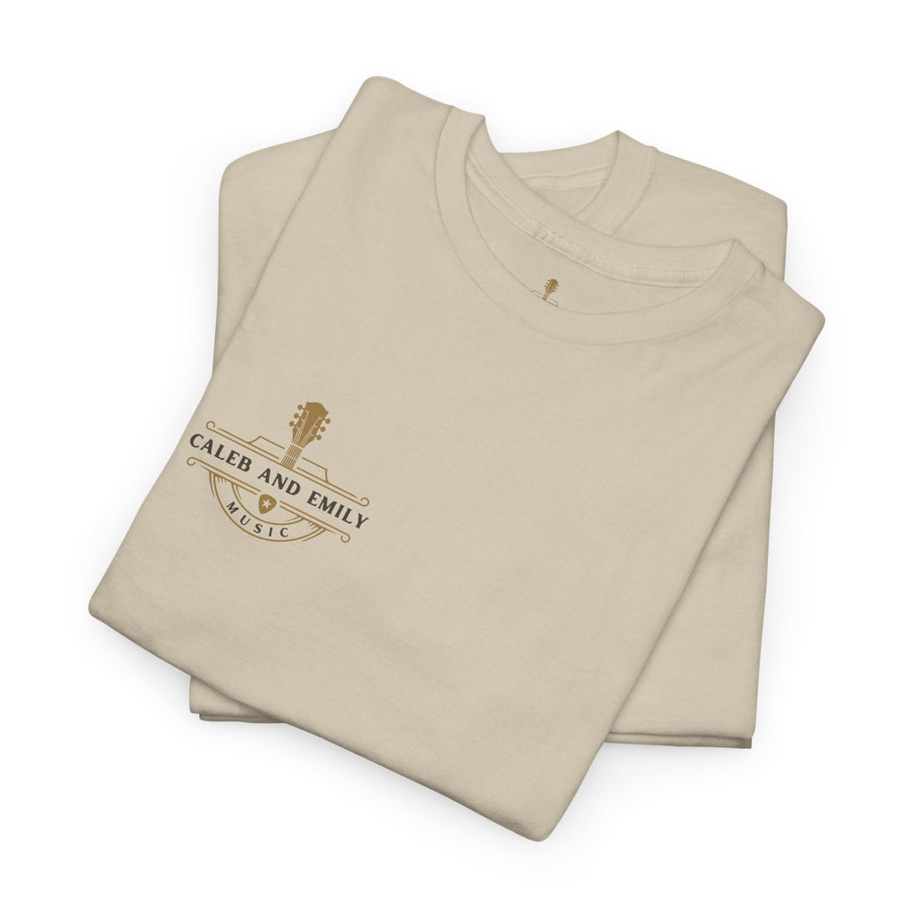 Caleb and Emily Music Chase the Sunshine Heavy Cotton Tee