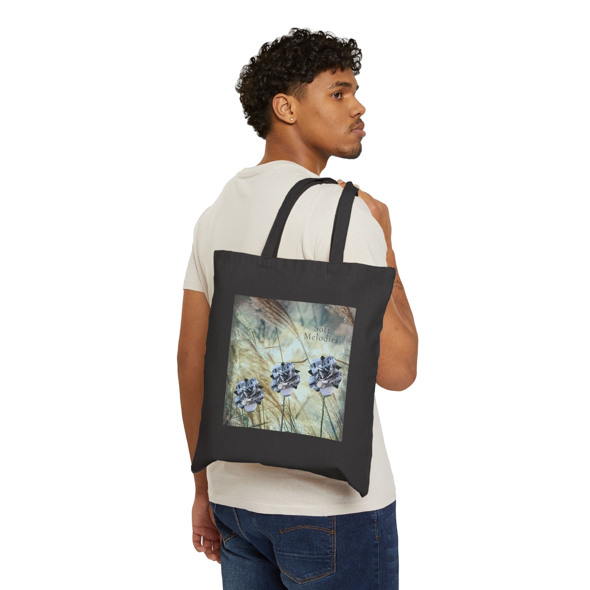Soft Melodies Cotton Canvas Tote Bag