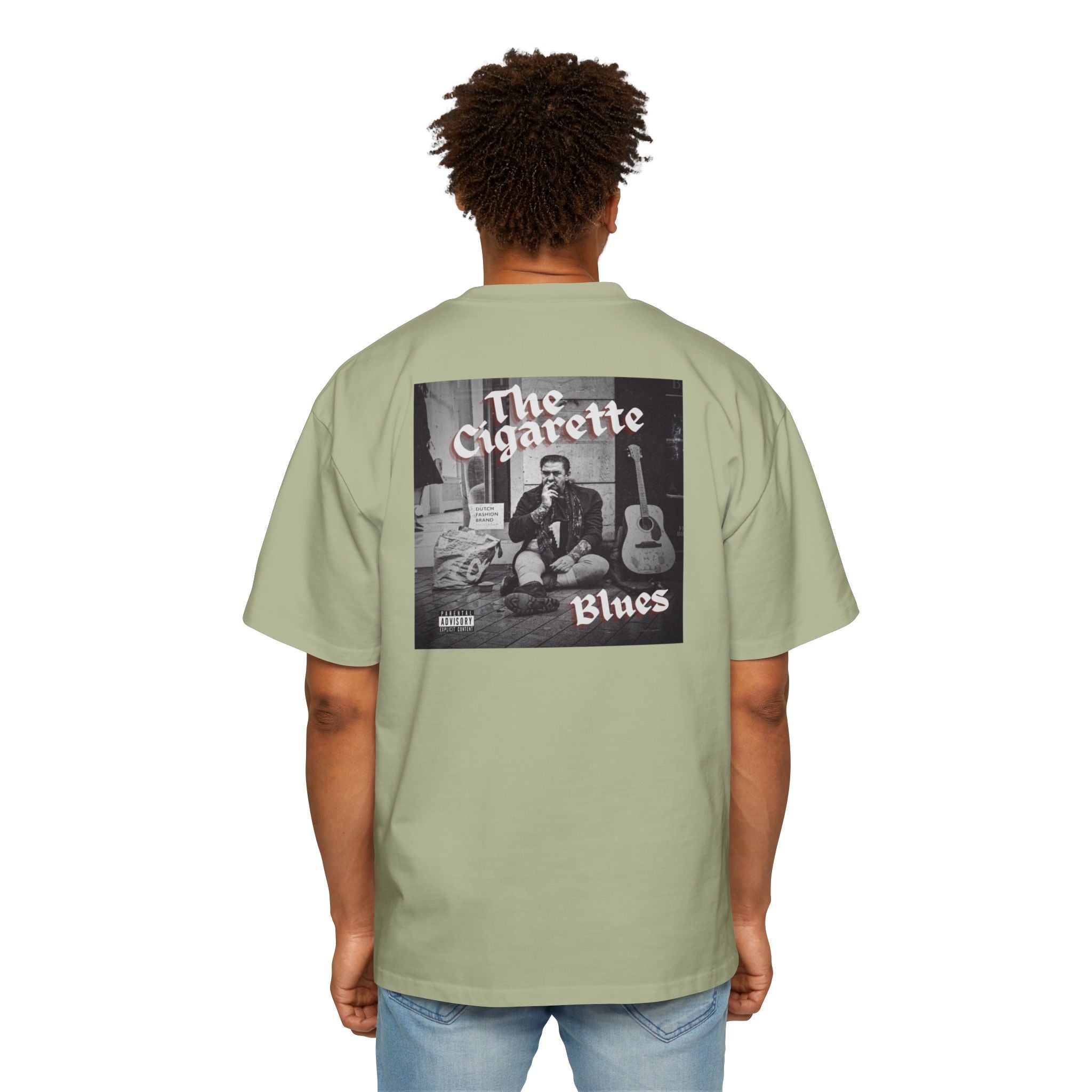 The Cigarette Blues Men's Heavy Oversized Tee
