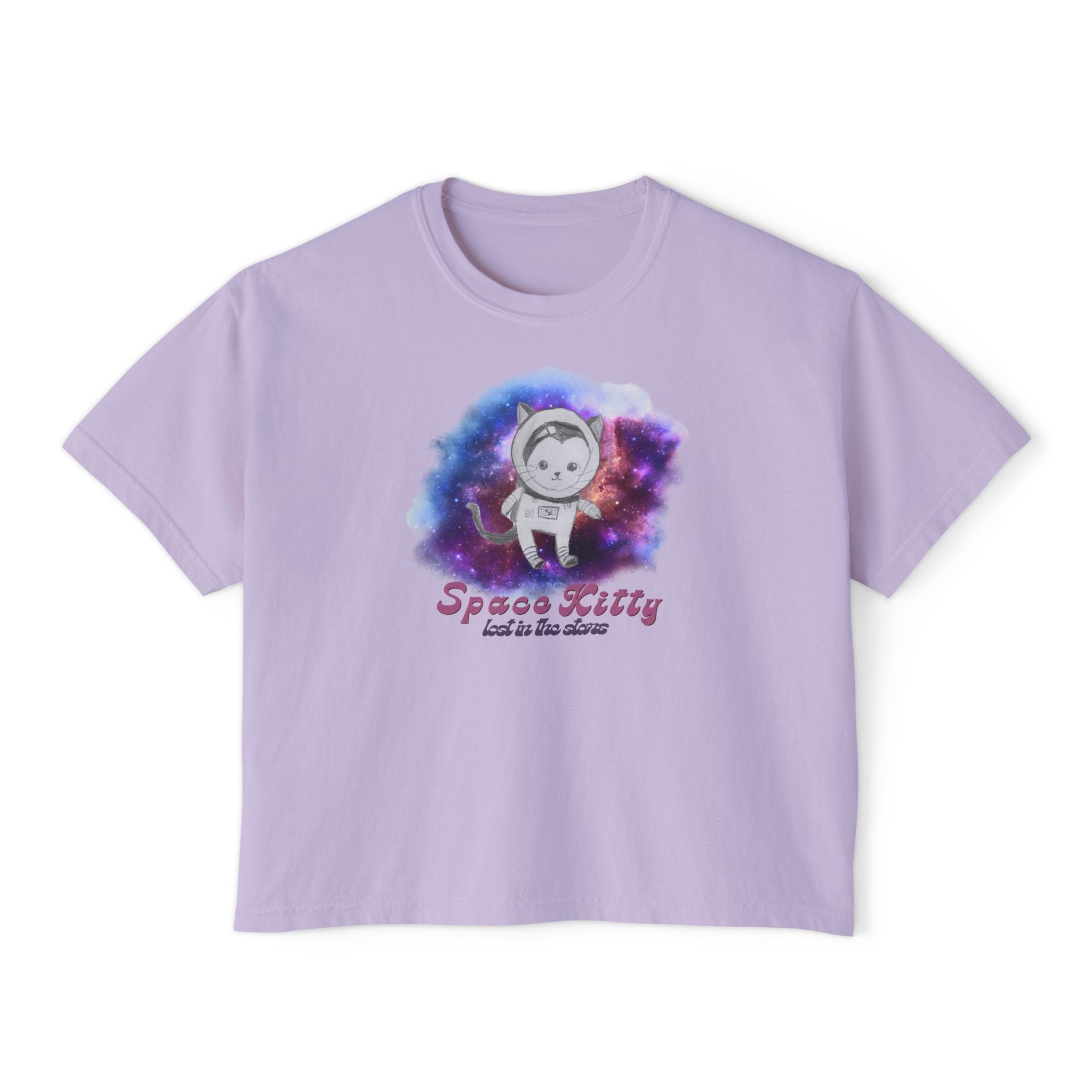 Space Kitty Women's Boxy Tee