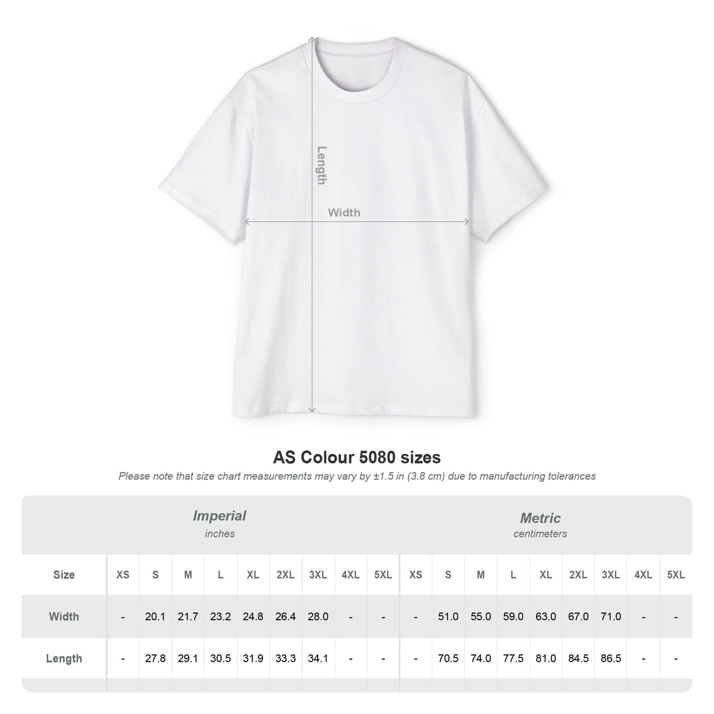 The Cigarette Blues Men's Heavy Oversized Tee