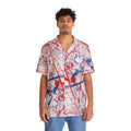 Artistic Paint Splatter Men's Hawaiian Shirt