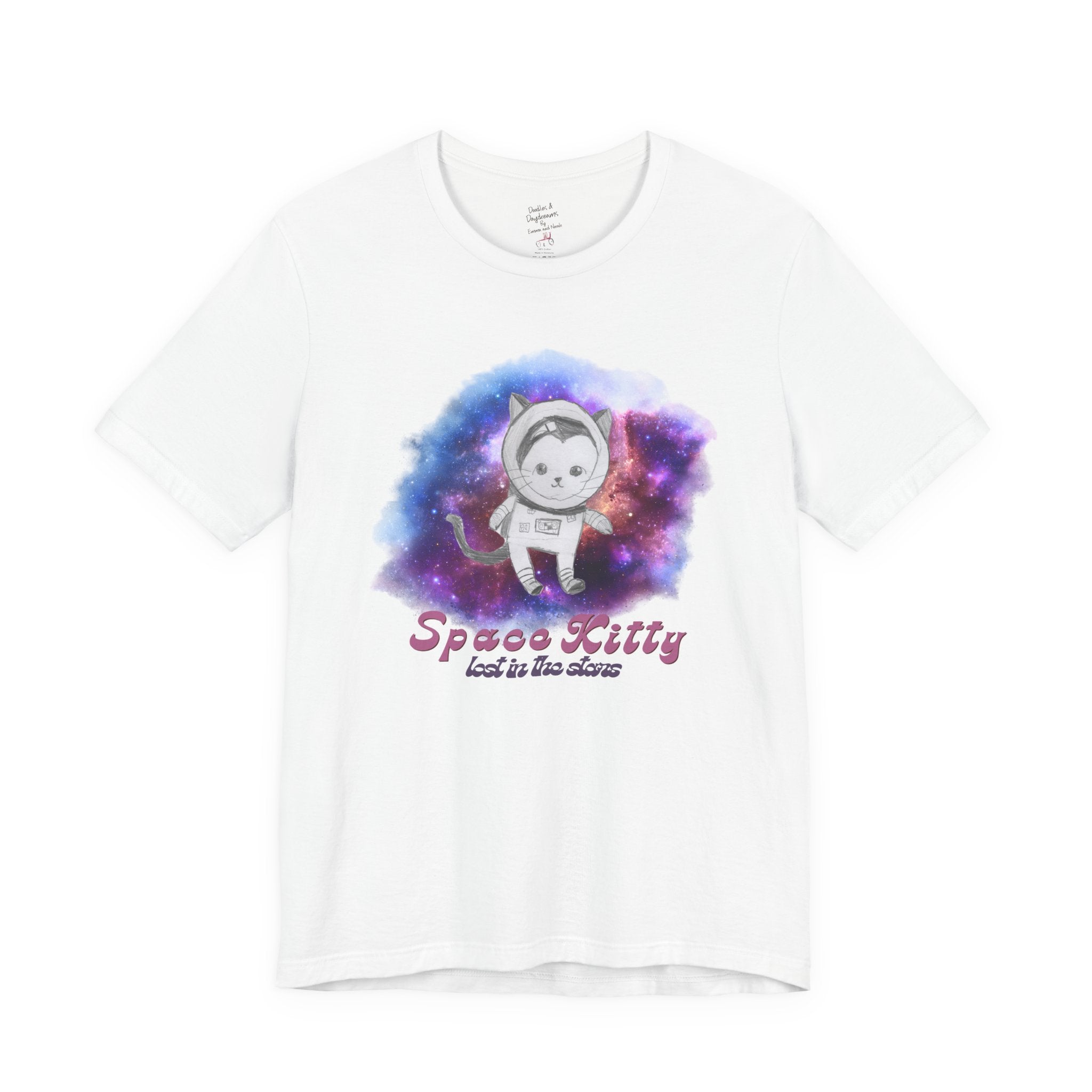 Space Kitty Unisex Jersey Short Sleeve Tee