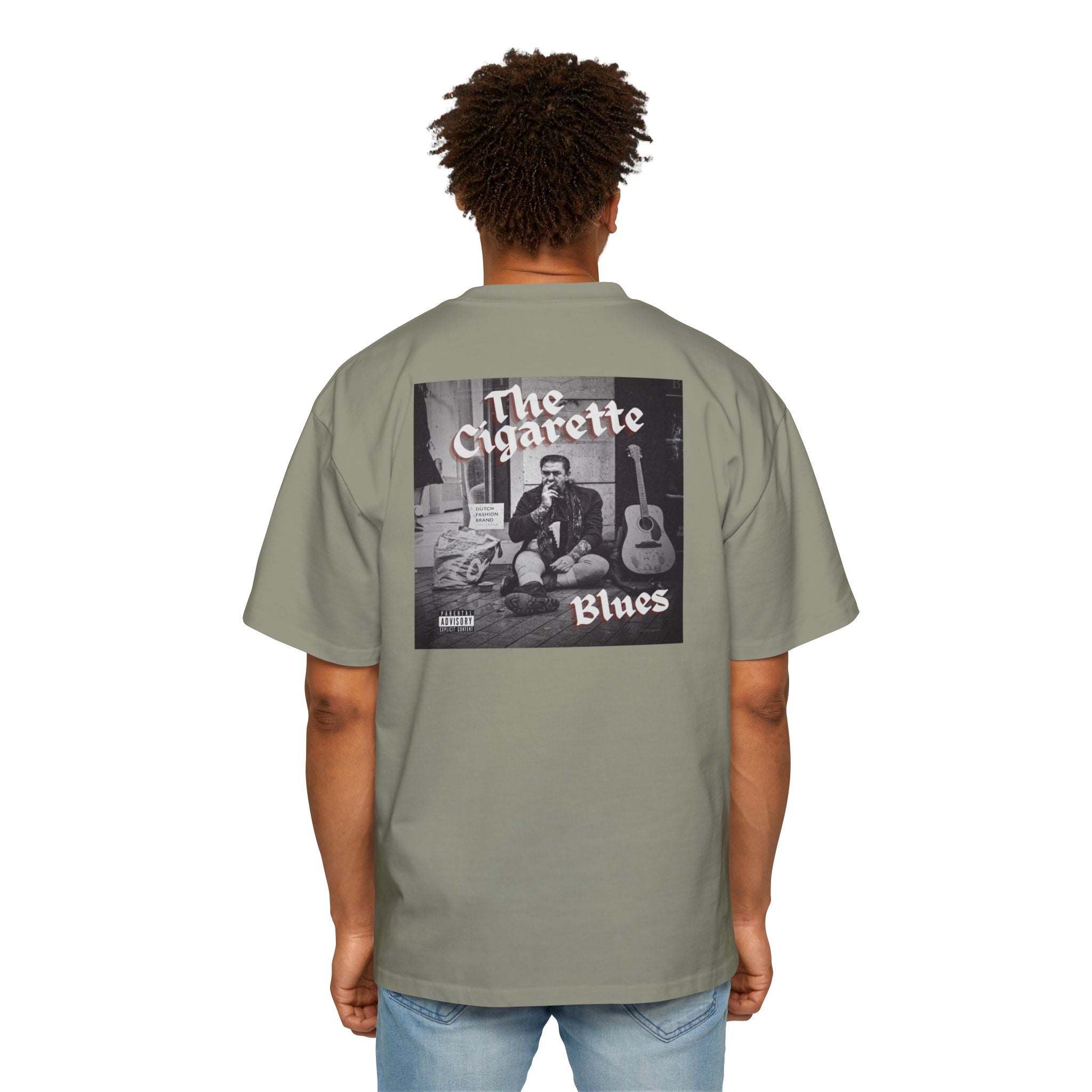 The Cigarette Blues Men's Heavy Oversized Tee