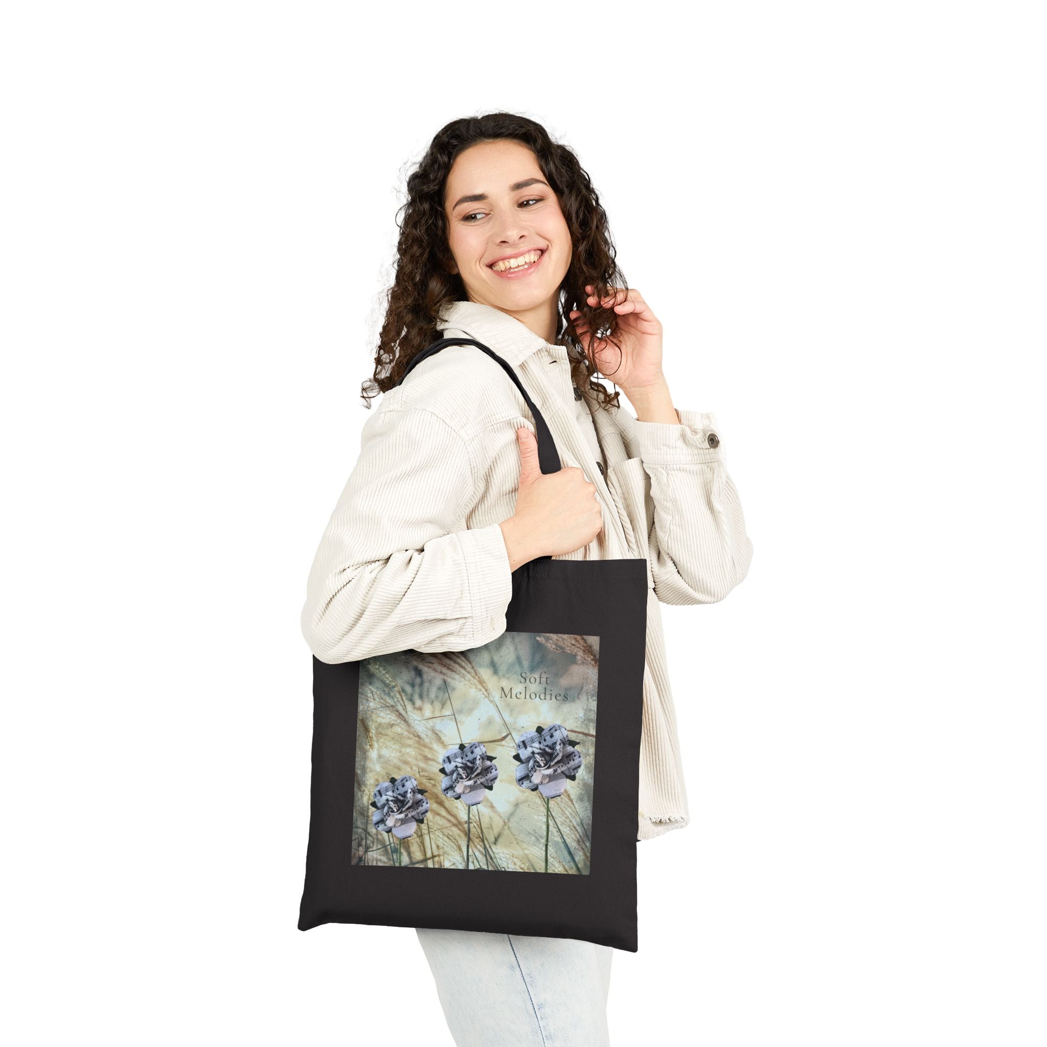 Soft Melodies Cotton Canvas Tote Bag