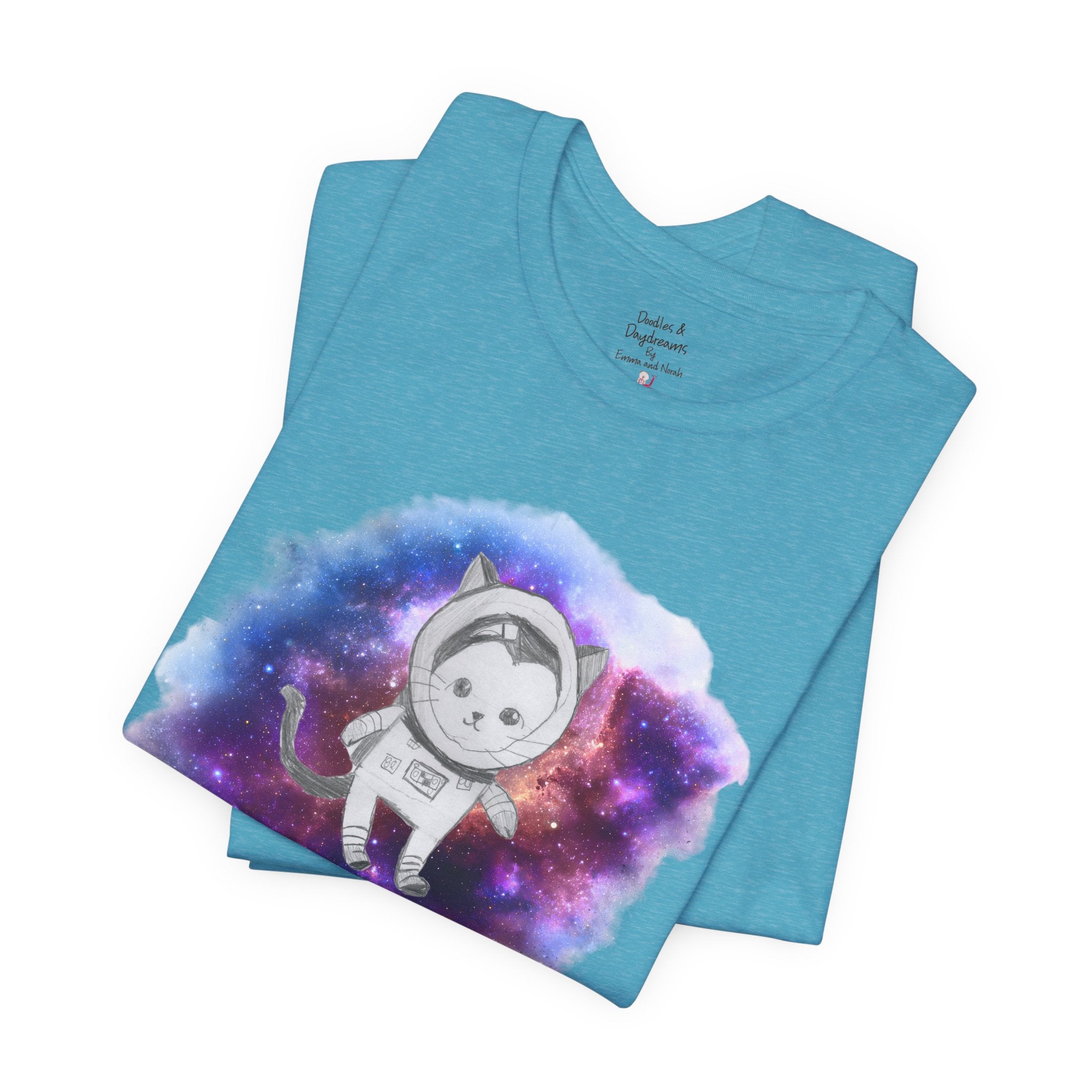 Space Kitty Unisex Jersey Short Sleeve Tee