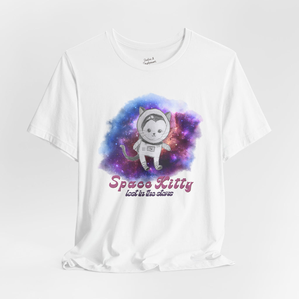 Space Kitty Unisex Jersey Short Sleeve Tee