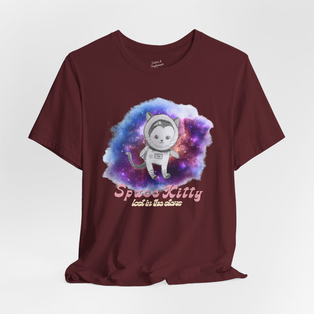 Space Kitty Unisex Jersey Short Sleeve Tee