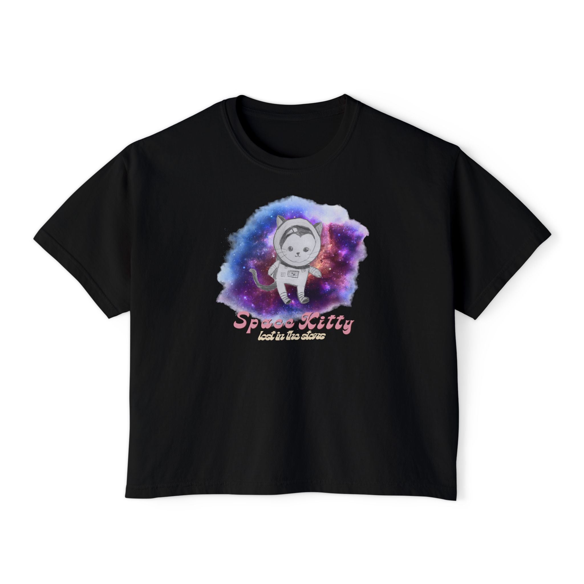 Space Kitty Women's Boxy Tee